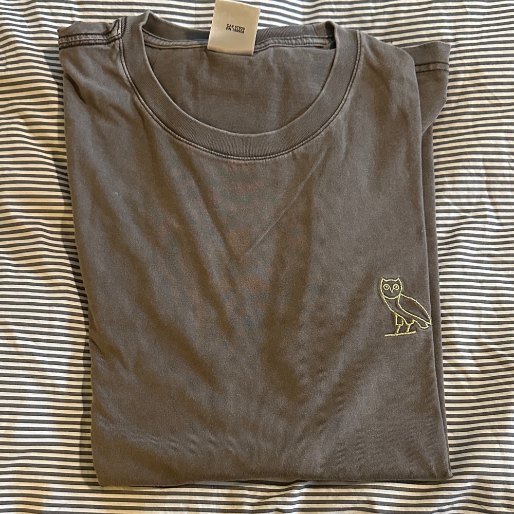 OVO Gray Short Sleeve Tee